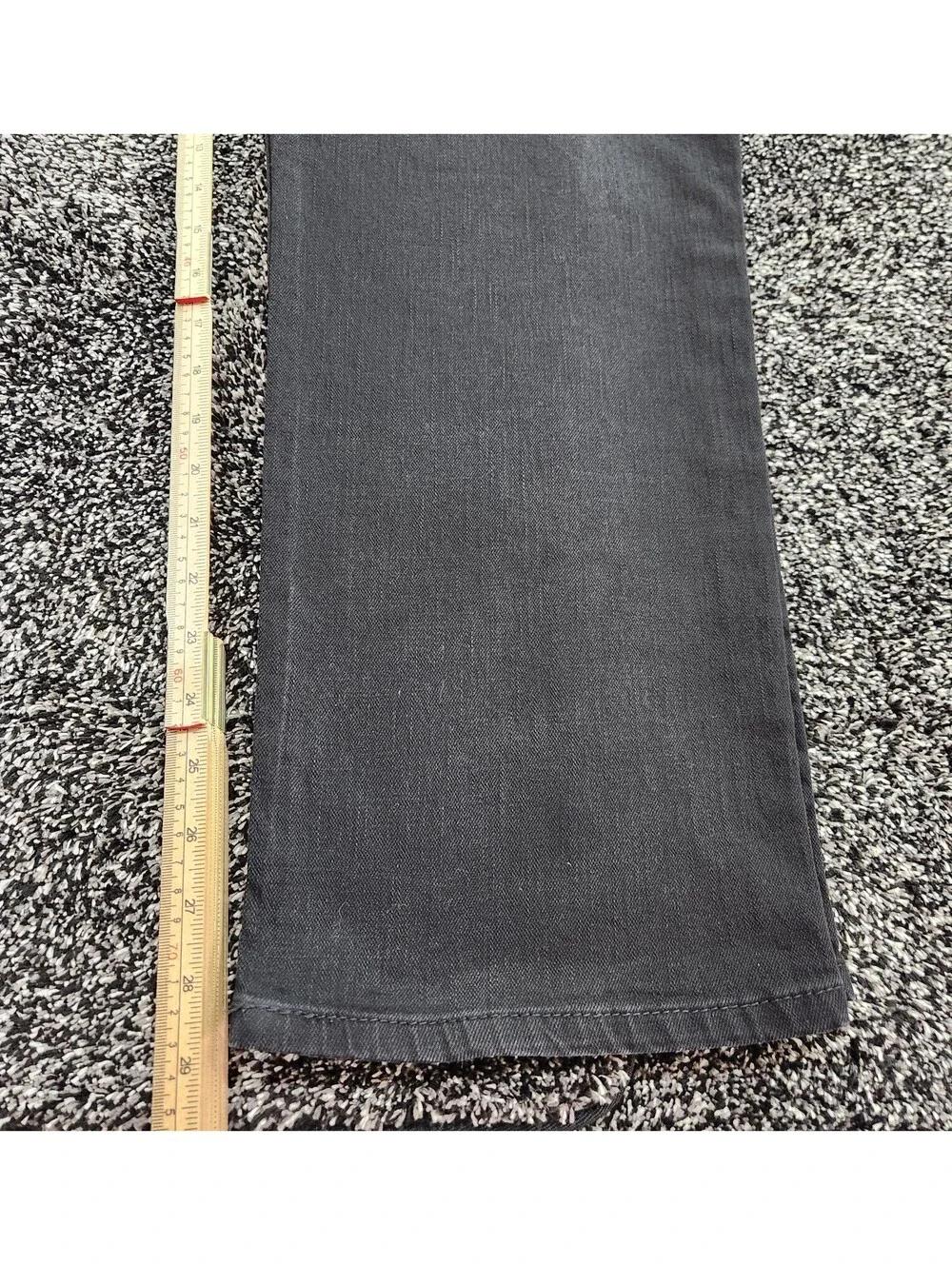 Y2K Levi's 514 Straight Fit Black Denim Jeans Mens Size 40x30 Stretch 00514-0211